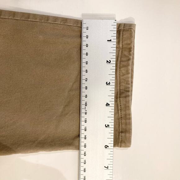 GAP Pants Women 16 Khakis Skinny-Mini Stretchy-Cotton Tan-Beige-Brown Pocket Zip - Picture 11 of 13